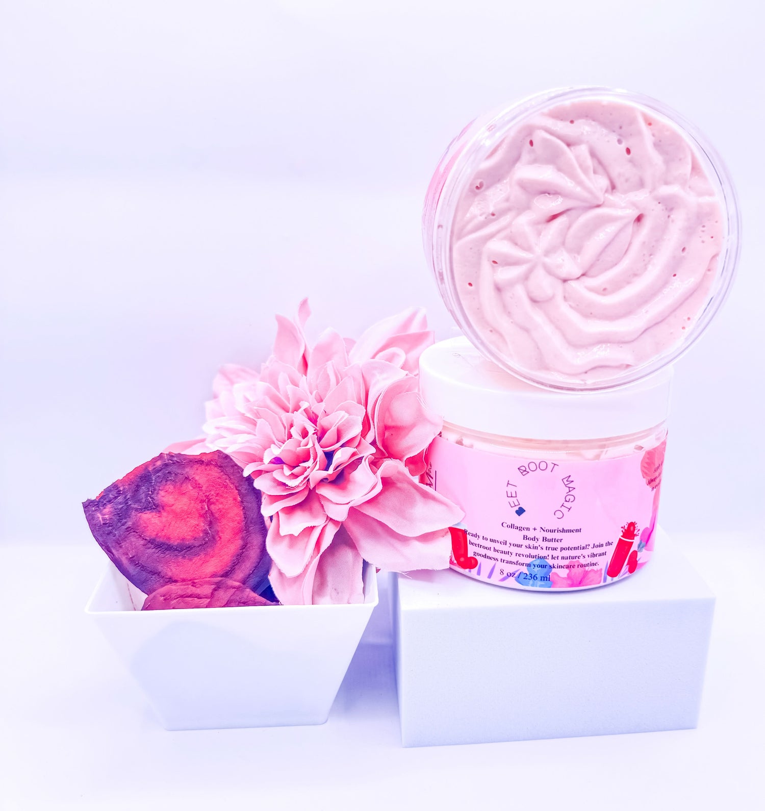 Beet Root Magic + Collagen: Nourishing Body Butter