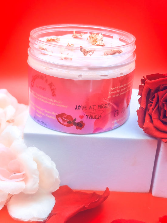 Crimson kiss: I’m Yours collagen + Nourishment Body Butter