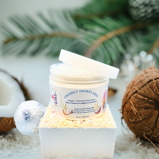 Coconut Snowflakes + Collagen : Nourishing Body Butter